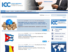 Tablet Screenshot of icc-cr.cz
